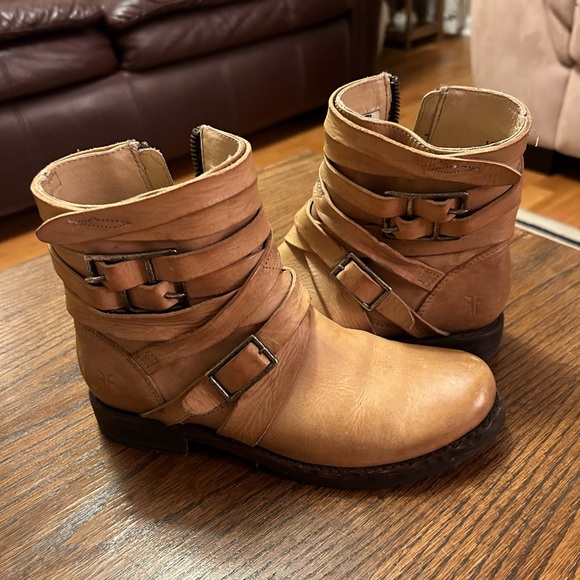 Frye bandage zip-up booties - Picture 2 of 6
